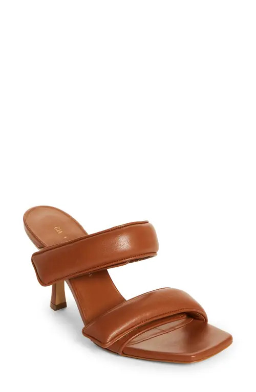 GIA BORGHINI GIABORGHINI Pernille Two-Strap Sandal in Brown at Nordstrom, Size 9Us | Nordstrom