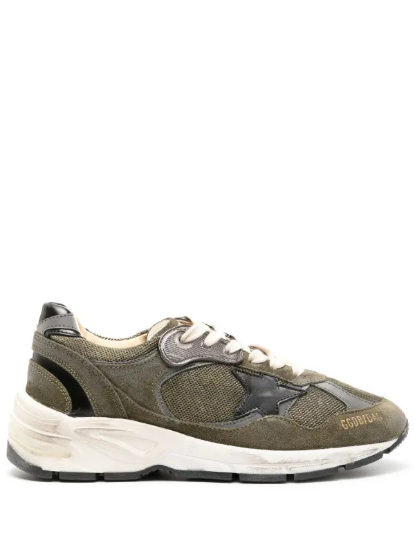 Golden Goose Dad-Star distressed-finish Sneakers - Farfetch | Farfetch Global