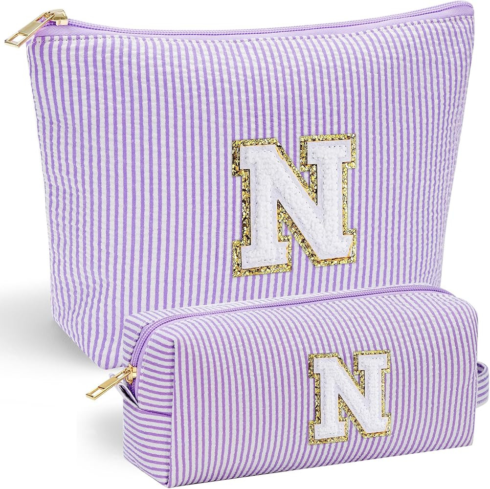 YOOLIFE Makeup Bag - Cute Cosmetics Organizer for Women, Personalized Gifts for Best Friend, Daug... | Amazon (US)