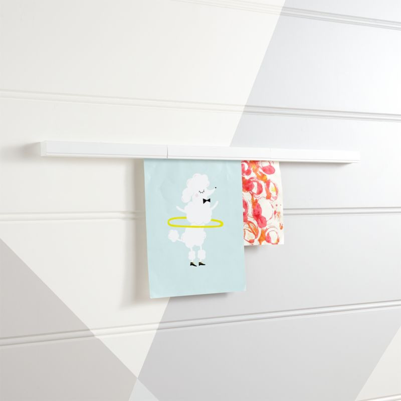 White Gallery Art Rail + Reviews | Crate and Barrel | Crate & Barrel