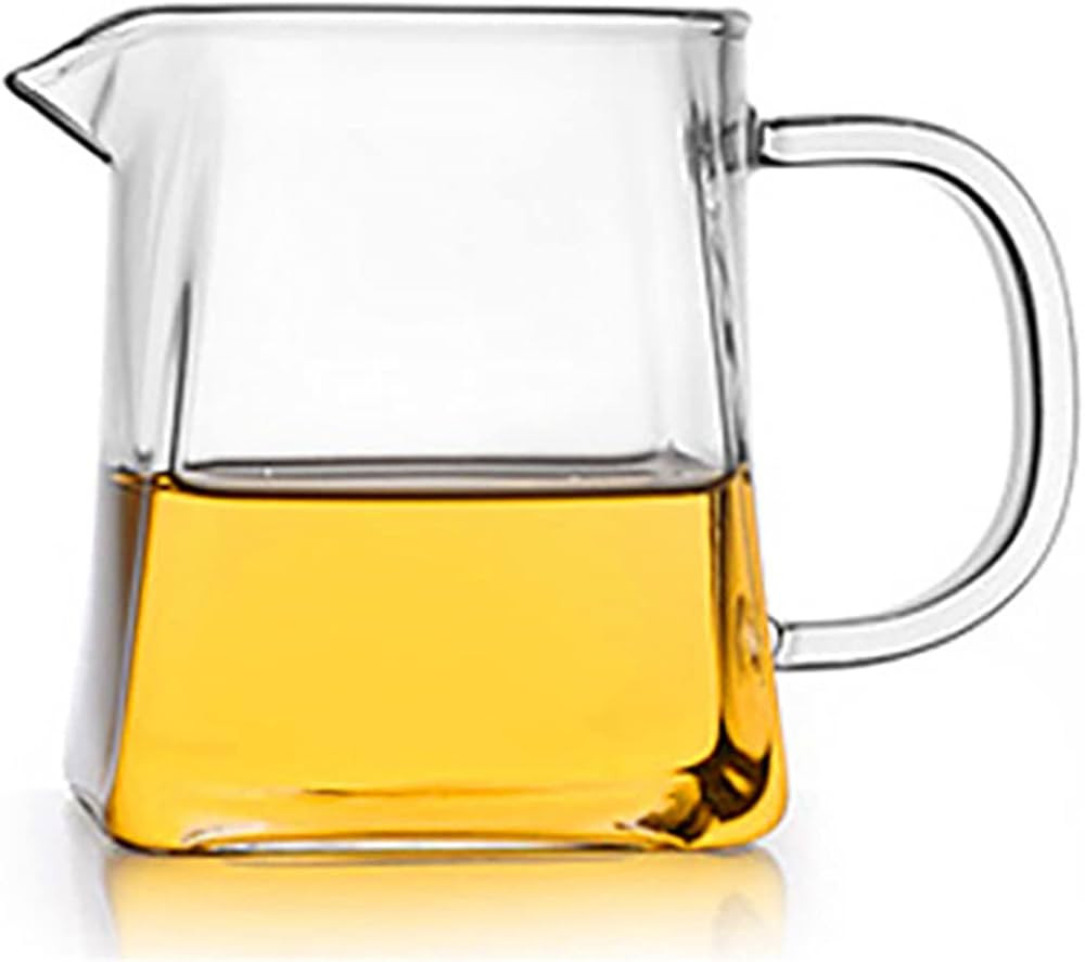 CHOOLD Square Bottom Clear Glass Creamer Coffee Milk Creamer Pitcher/Serving Pitcher/Sauce Pitche... | Amazon (US)