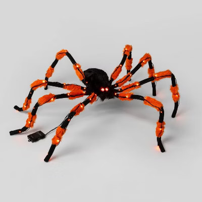 5' LED Hanging Spider Halloween Silhouette Light - Hyde & EEK! Boutique™: Battery Operated, Ind... | Target