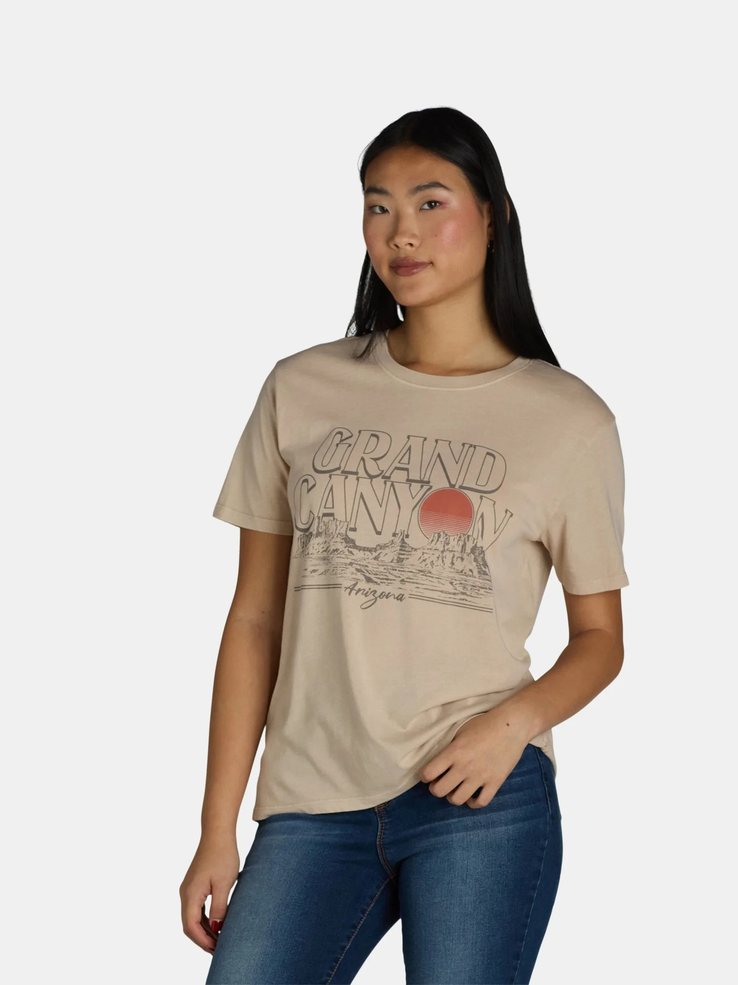 Time and Tru Women's National Park Graphic Tees, 2-Pack Sizes XS-XXXL | Walmart (US)