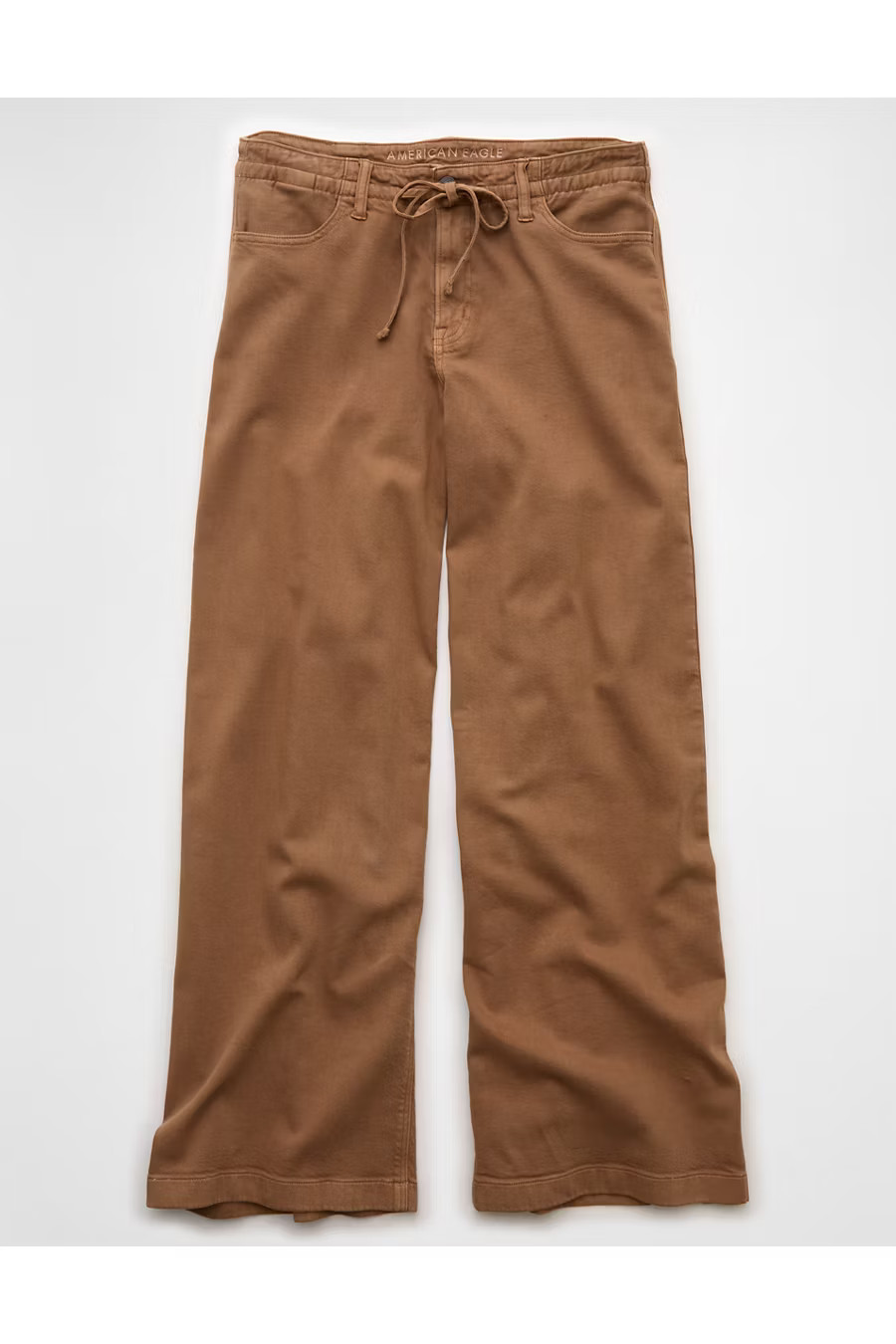AE Dreamy Drape Stretch Low-Rise Ultra Wide-Leg Pant Women's Iced Mocha 0 Regular | American Eagle Outfitters (US & CA)