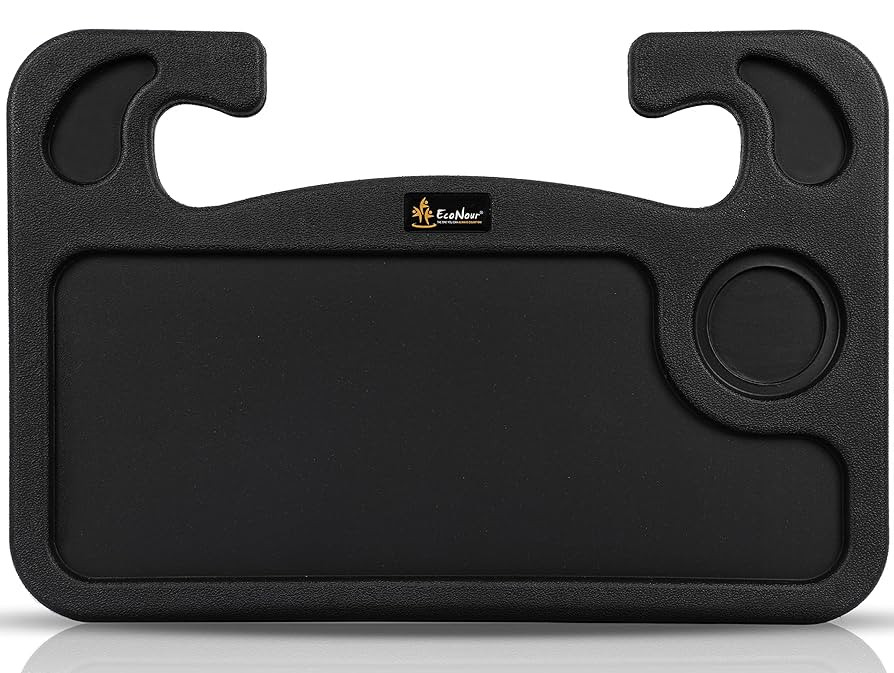 EcoNour 2 in 1 Car Steering Wheel Desk | Tray for Laptop Car Mount with Pen Holder| Bench Seat Co... | Amazon (US)