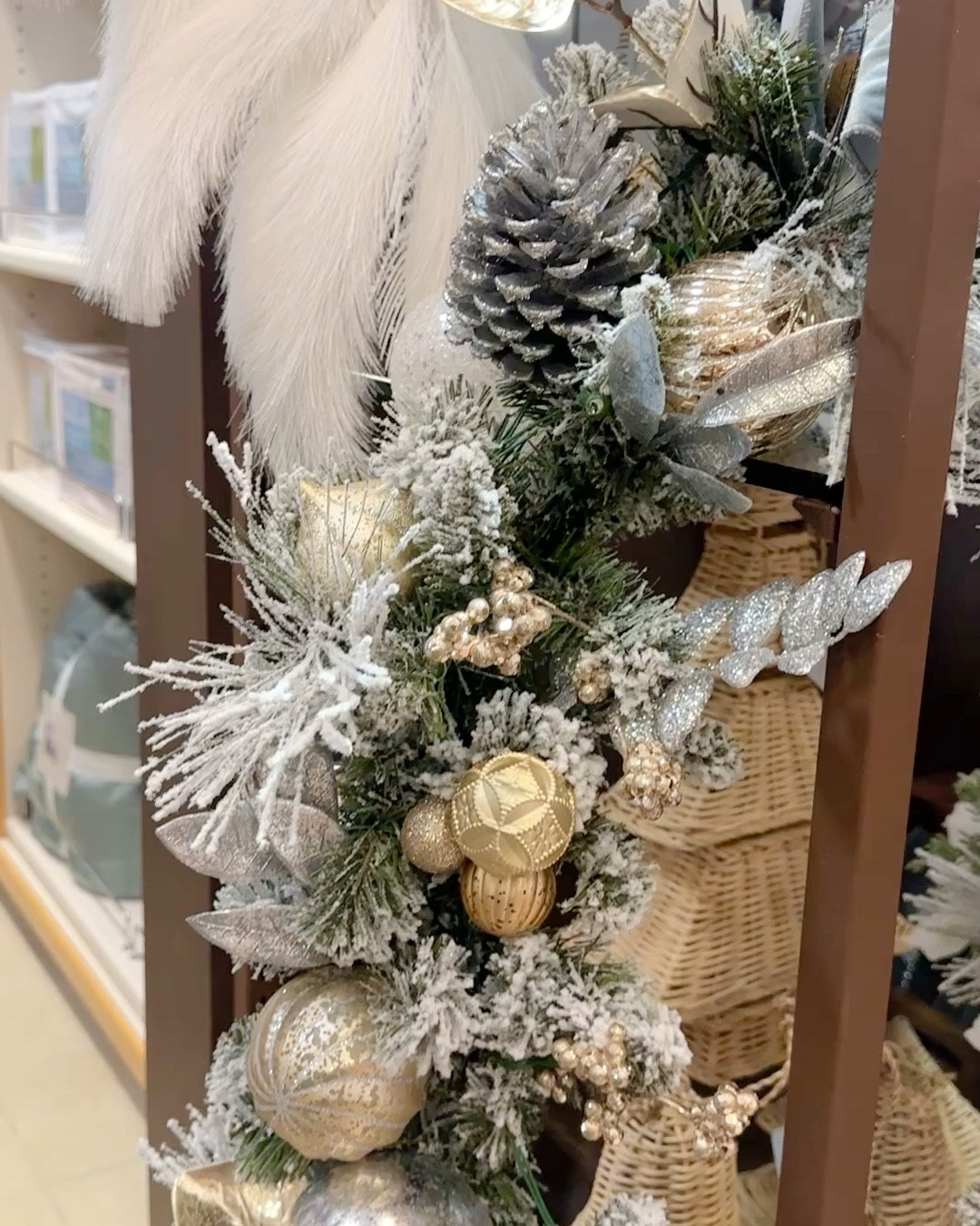 Christmas garland and wreath 💙 blue Christmas decor 

#LTKHoliday #LTKHome #LTKSaleAlert