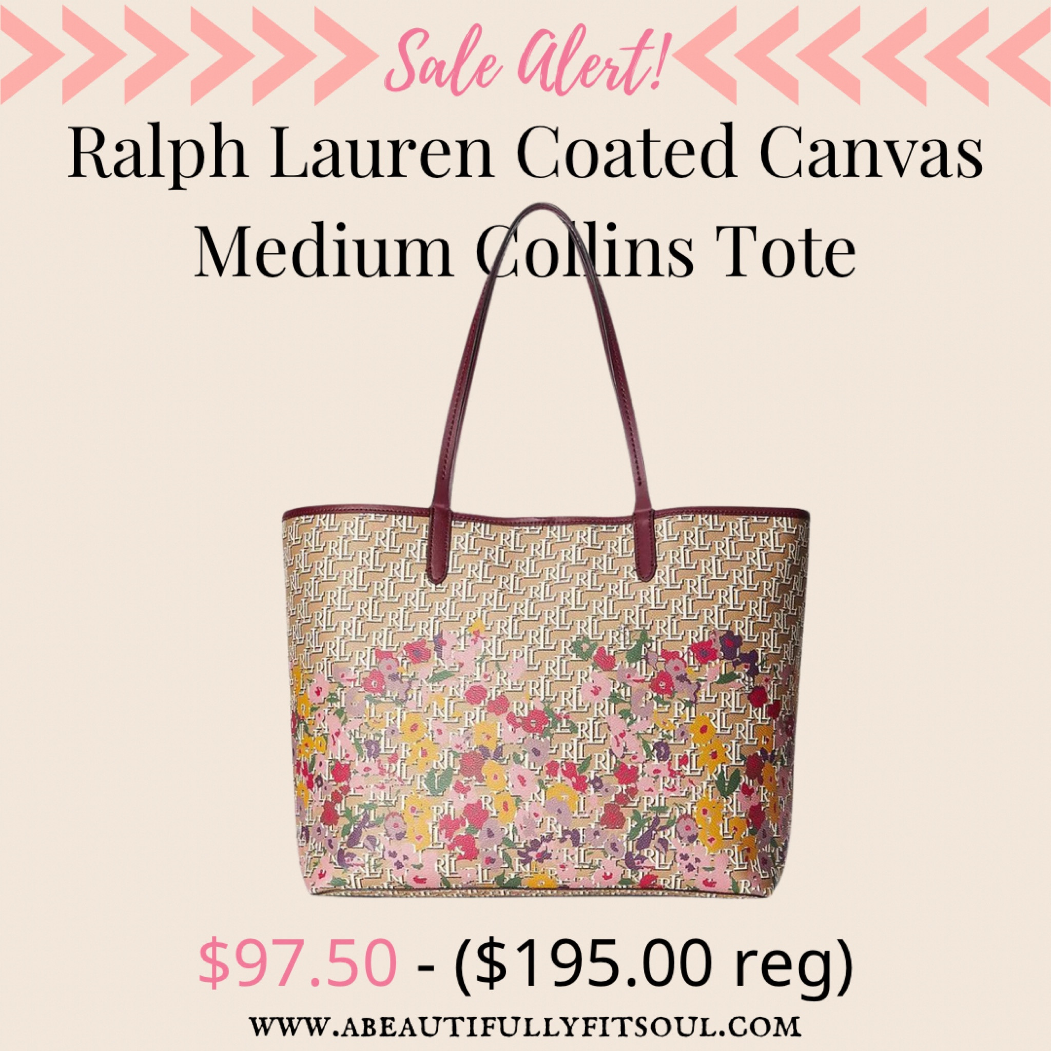50% off Ralph Lauren Coated Canvas Medium Collins Tote. Purse sale, handbag sale, tote bag sale, Macy’s Black Friday Sale. 

#LTKsalealert #LTKCyberweek #LTKitbag