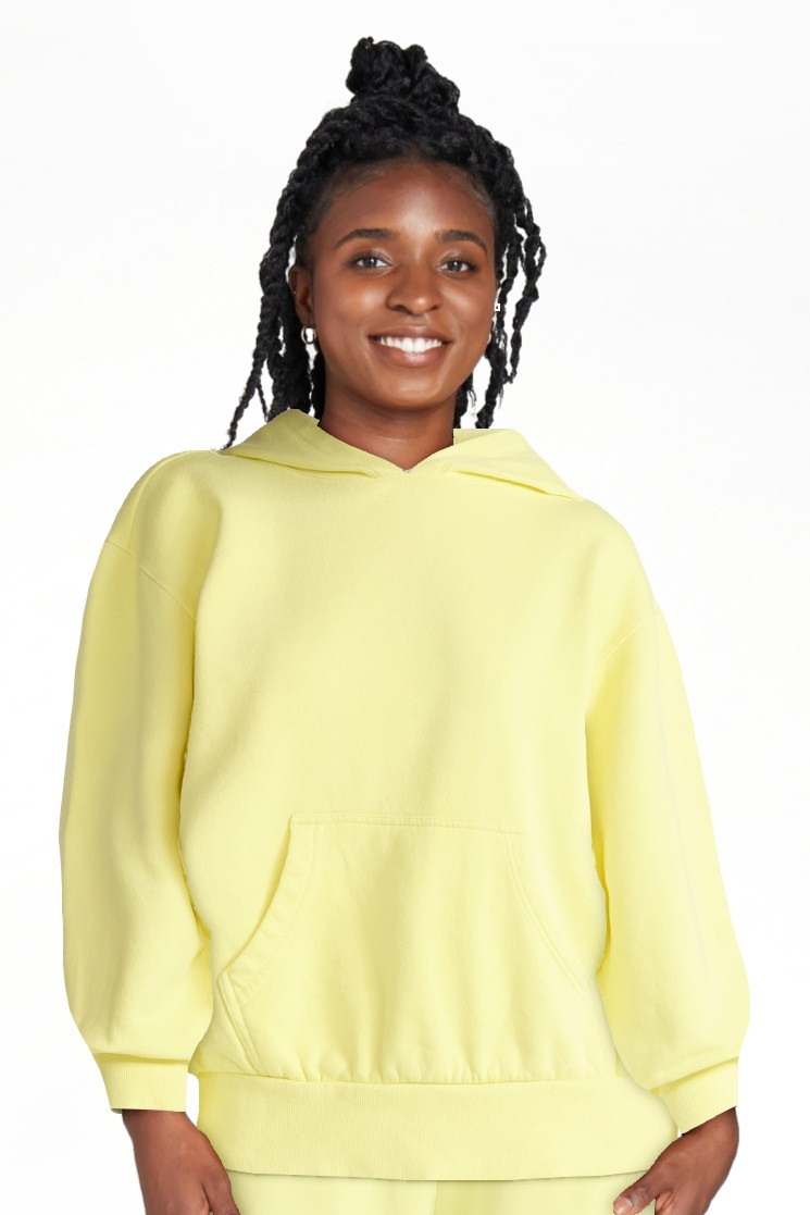 Scoop Women’s Mineral Washed Oversized Cropped Hoodie, Sizes XS-XXL | Walmart (US)