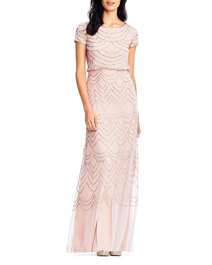 Beaded Blouson Gown | Bloomingdale's (US)