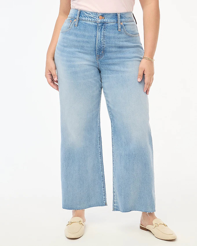 Wide-leg cropped jean in all-day stretch | J.Crew Factory