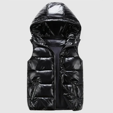 CAICJ98 Women S Sleeveless Sweater Vest V Neck Knit Pullover Casual Knitwear Top Cropped Puffer Vest | Walmart (US)