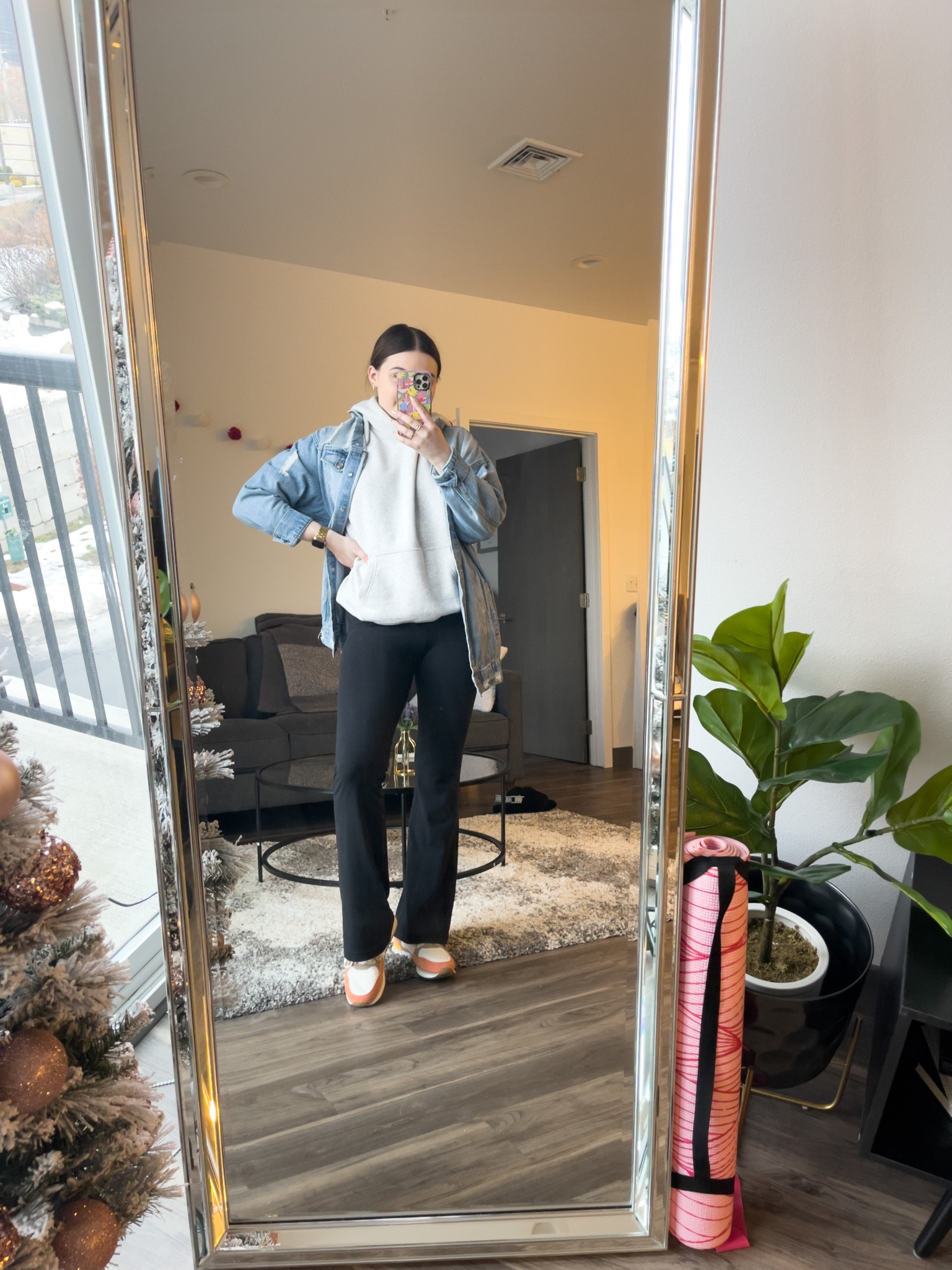 Casual rainy day outfit idea! Featuring a cozy sweatshirt from Abercrombie 

I’m wearing a M hoodie with size 8 leggings and size 9 sneakers 

#LTKshoecrush #LTKSeasonal #LTKsalealert