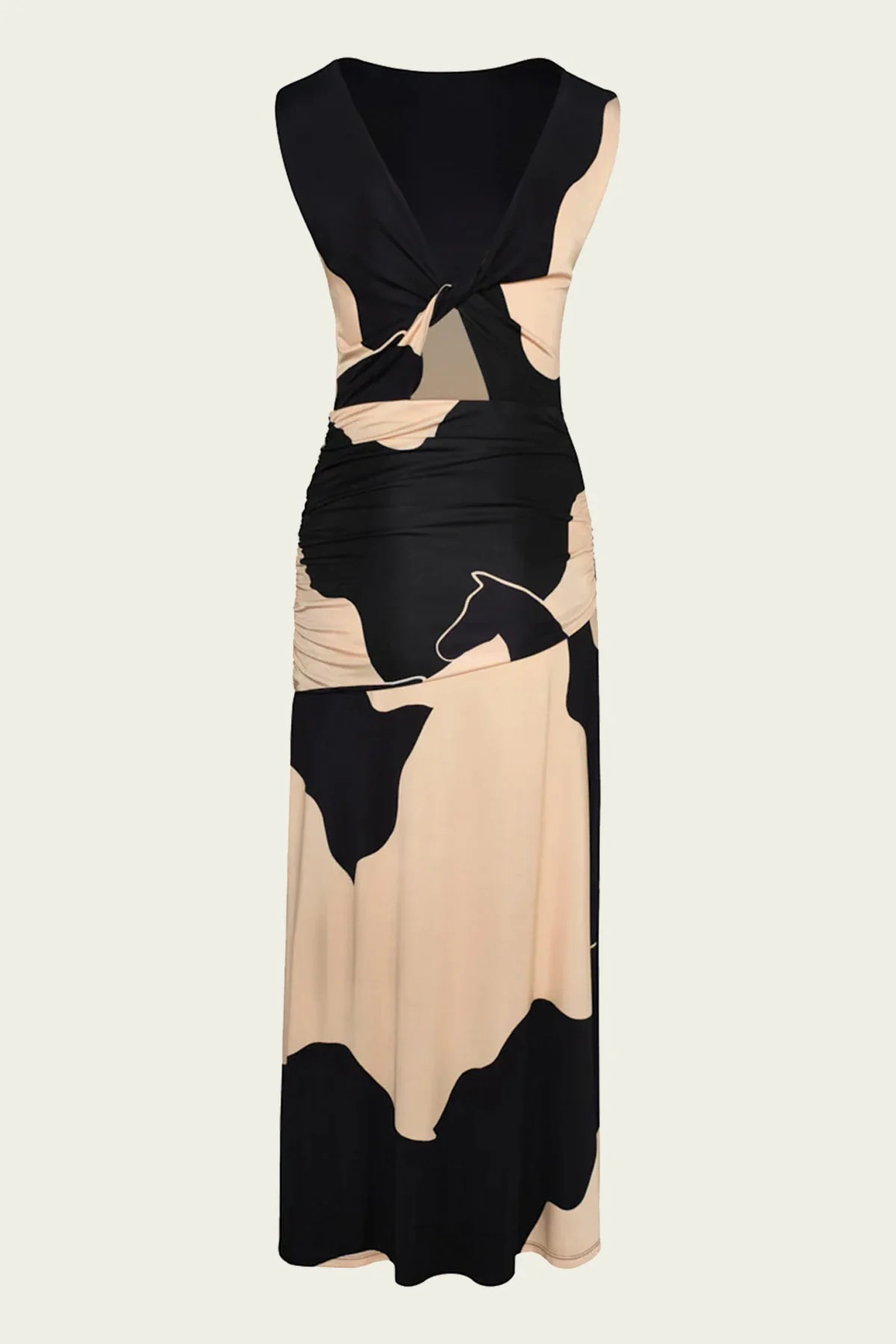 Horizonte Mistico Dress in Ecru Black - Black 10 US | Shop Olivia