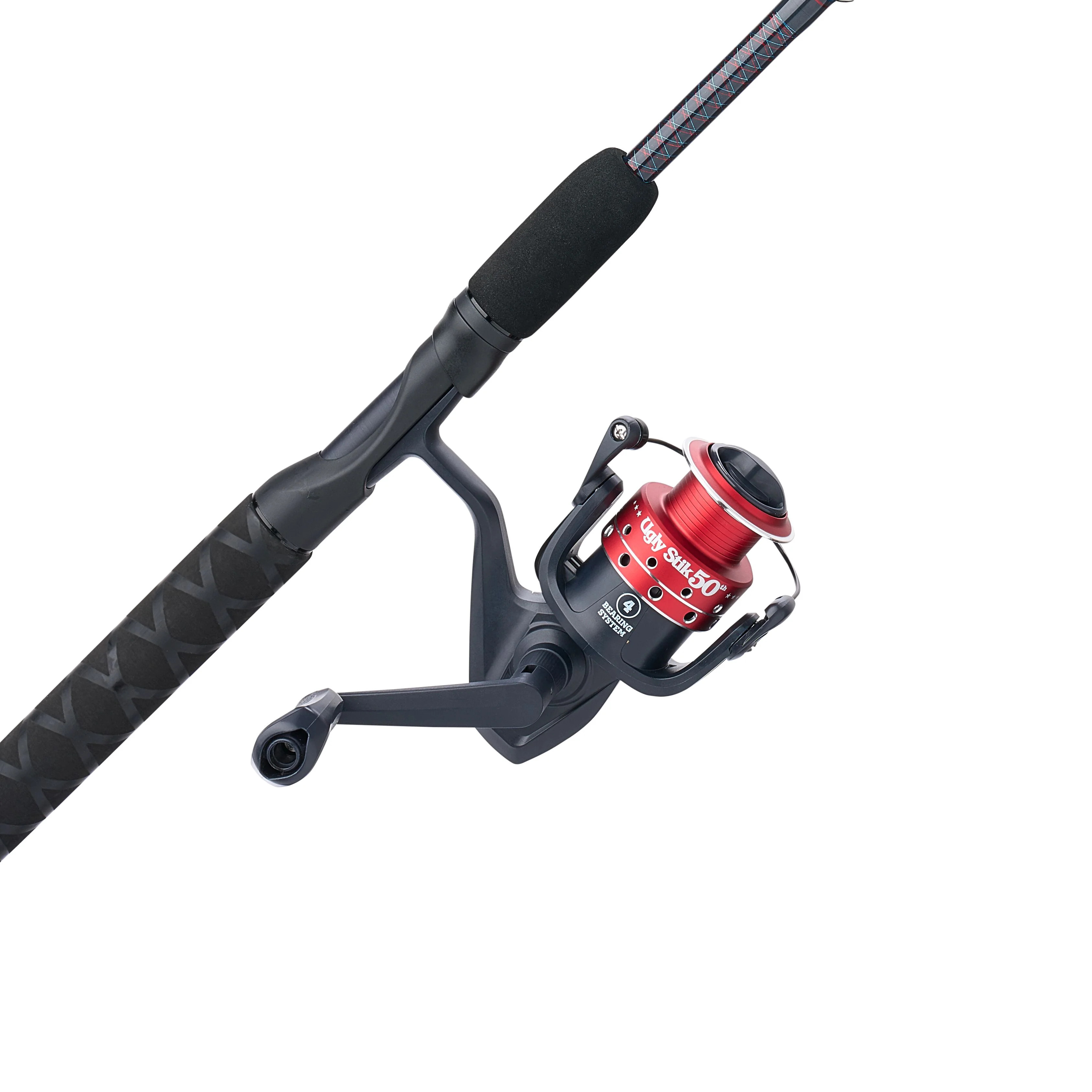 Ugly Stik 50th Anniversary 6'6" Medium Spinning Combo with 35 Size Reel | Walmart (US)