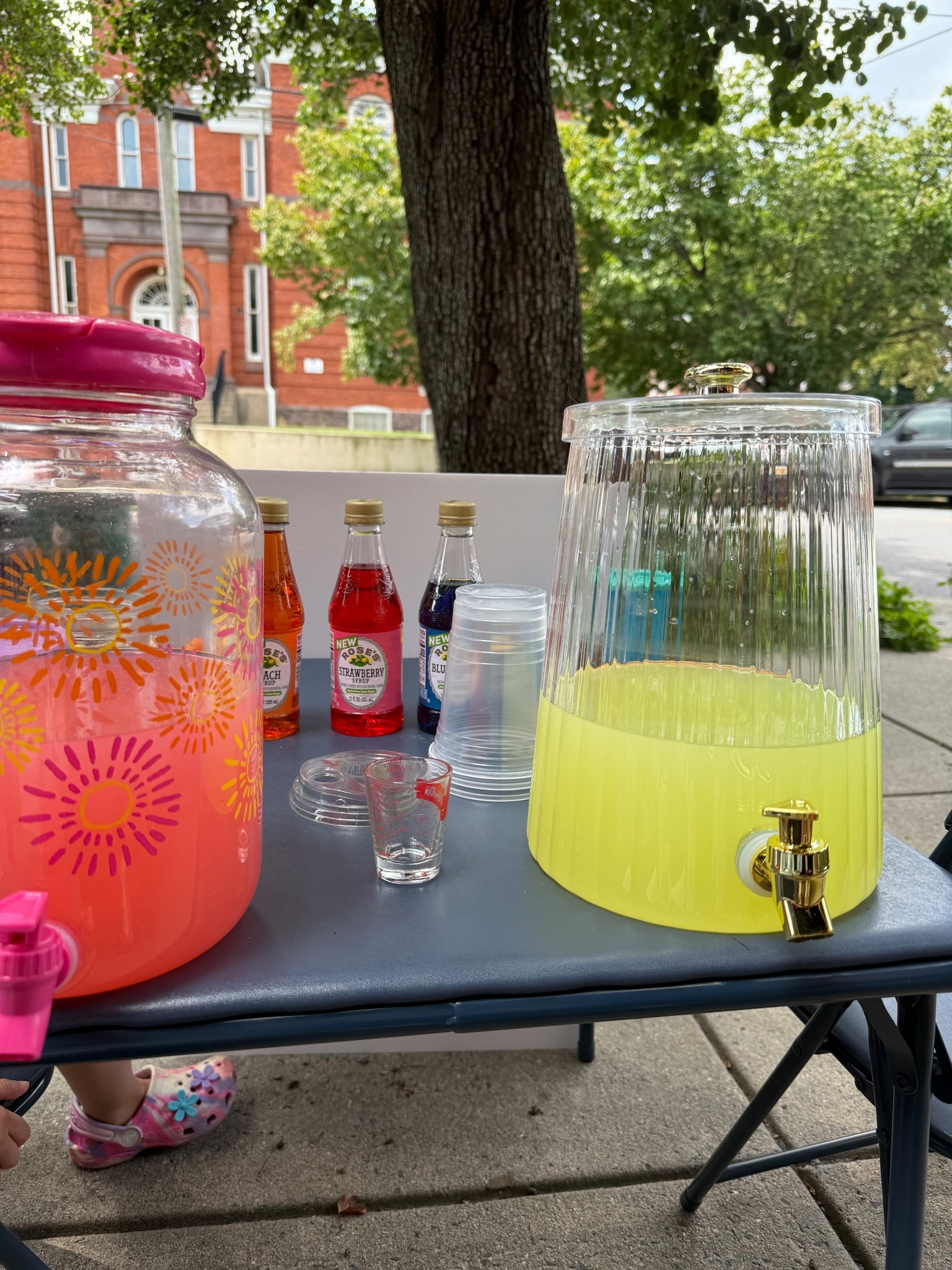 a summer staple - the classic lemonade stand! i gathered everything we needed this morning to help the kids with this setup - they were thrilled every time someone stopped for a lemonade! the money they make this week is going to Cure International via our kids camp at church. 

#LTKSeasonal #LTKKids #LTKHome