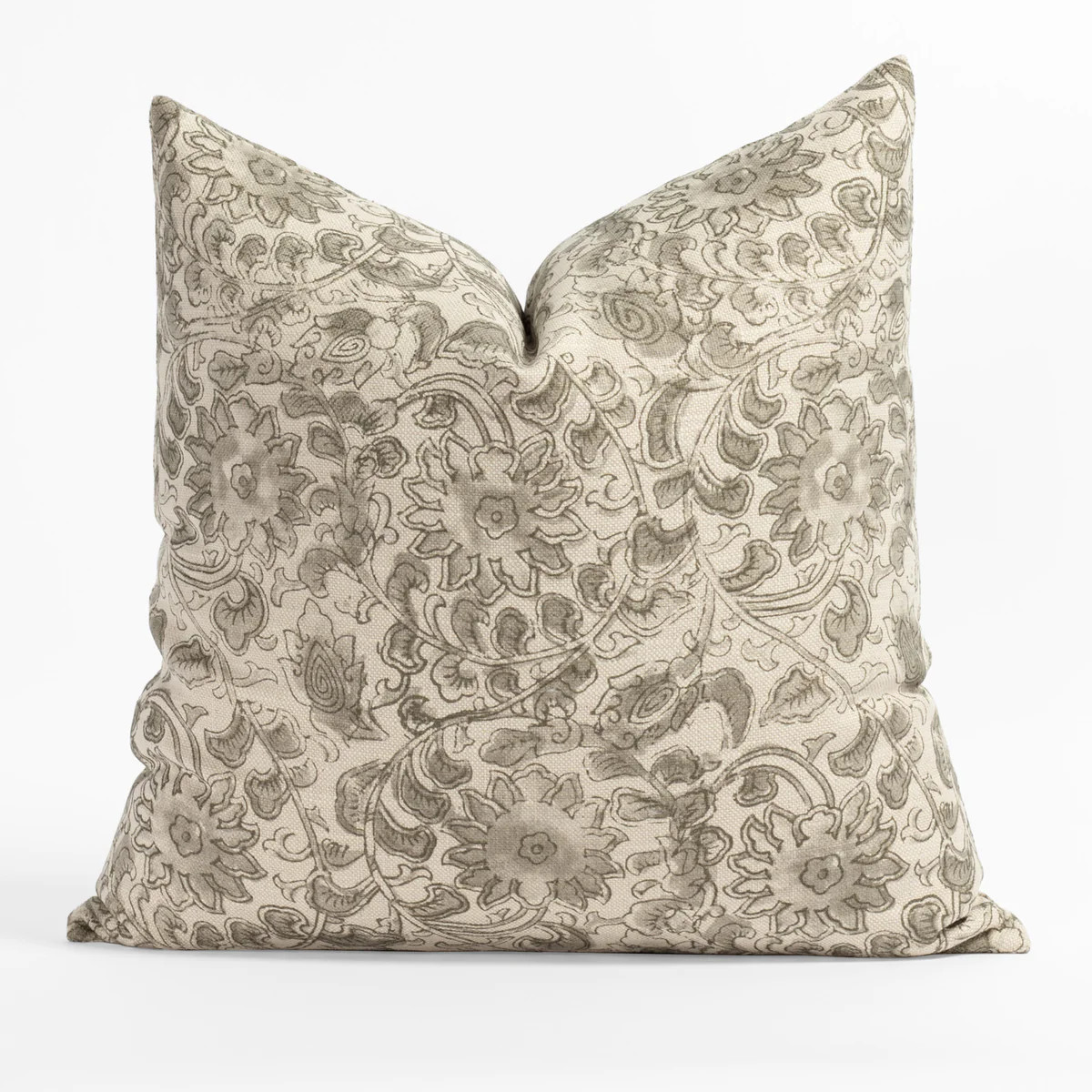 Inez 22x22 Pillow, Pewter | Tonic Living