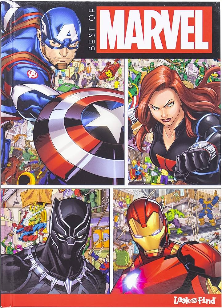 Best of Marvel Look and Find - Spider-Man, Avengers, Guardians of the Galaxy, Black Panther and M... | Amazon (US)