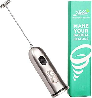 Electric Milk Frother, Handheld Drink Mixer - Foamer for Smooth, Creamy Coffee, Lattes, Cappuccin... | Amazon (US)