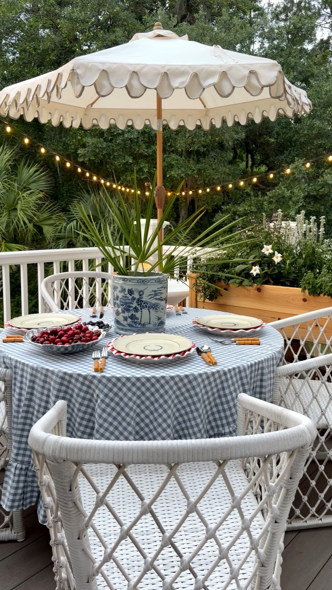 Summer hosting Fourth of July entertaining, Serena and Lily chairs, umbrella, outdoor, birch lane

#LTKSeasonal #LTKHome