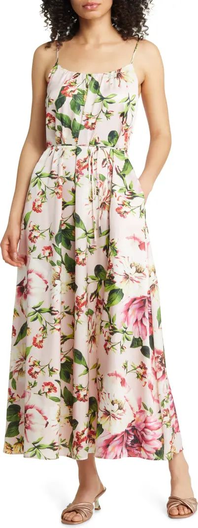 Floral Trapeze Maxi Dress | Nordstrom Rack