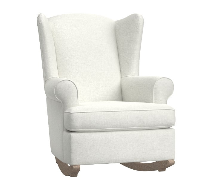 Wingback Convertible Rocking Chair & Ottoman | Pottery Barn Kids
