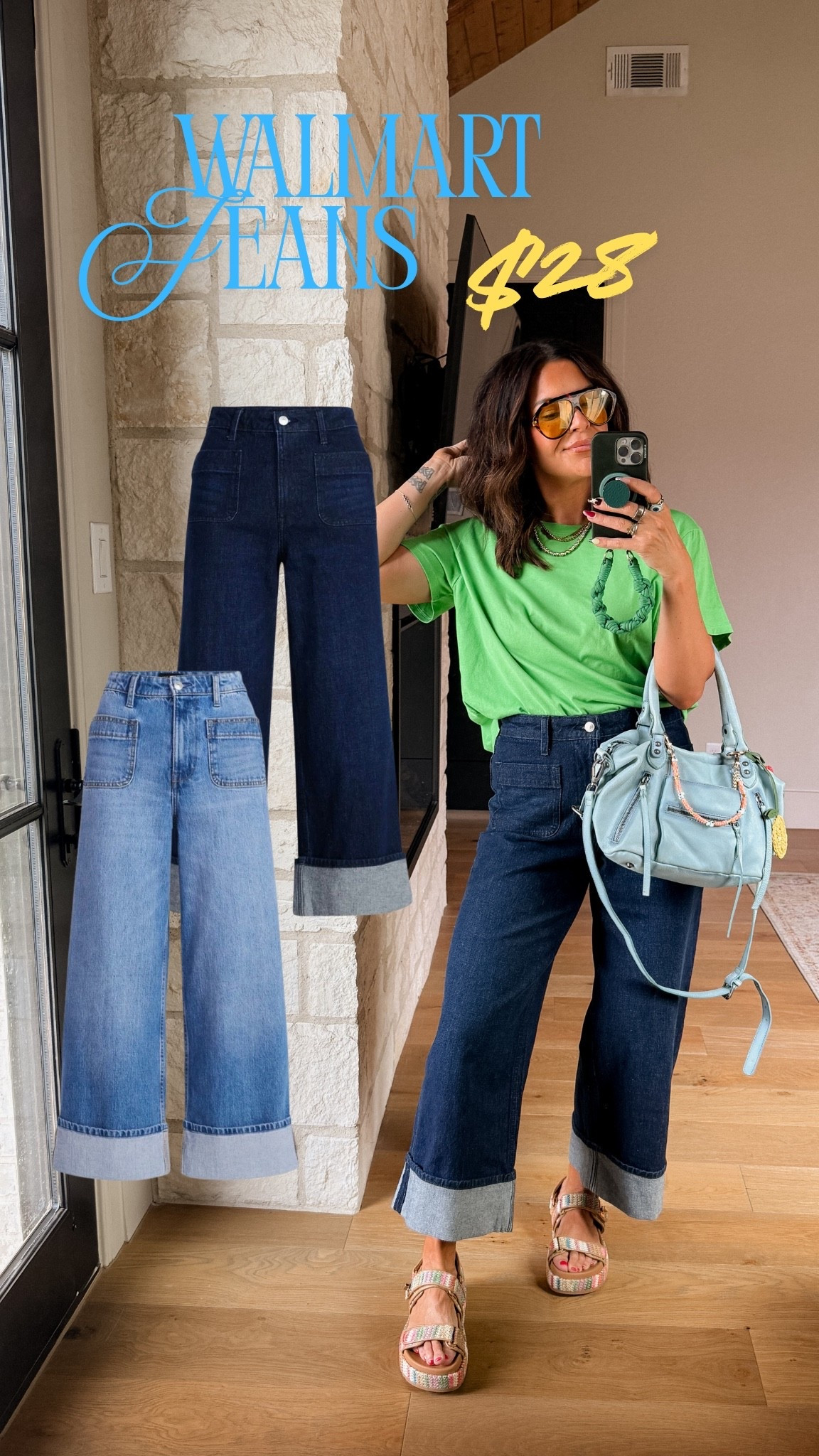 Amazing Jean, the price is 😮‍💨 
I got my true size 10. They have a little stretch too  

#LTKMidsize #LTKOver40 #LTKootd