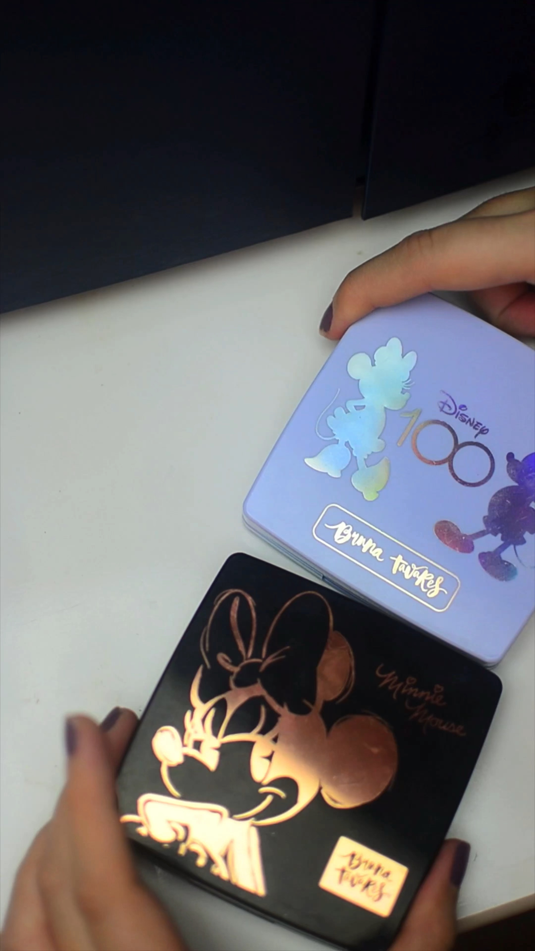 Tutorial usando as duas paletas de coleções da Disney para Linha Bruna Tavares