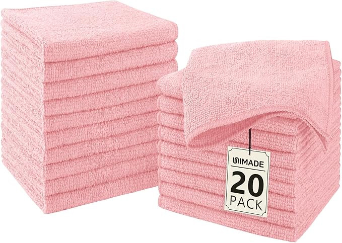 Washcloths - 20 Pack - Face Towels (12" x 12"), Highly Soft Wash Cloths and Hand Towels, Fast Dry... | Amazon (US)