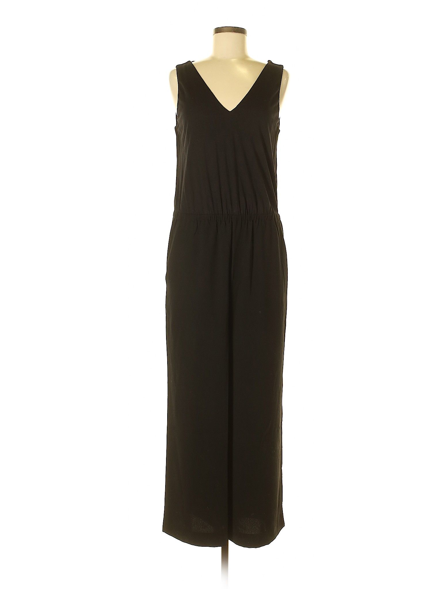 Ann Taylor LOFT Jumpsuit Size 8: Black Women's Dresses - 44659782 | thredUP