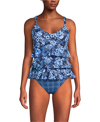 Women's Ruffle Fauxkini One Piece Swimsuit | Macy's