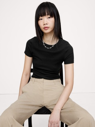 Ribbed Baby T-Shirt | Banana Republic (US)