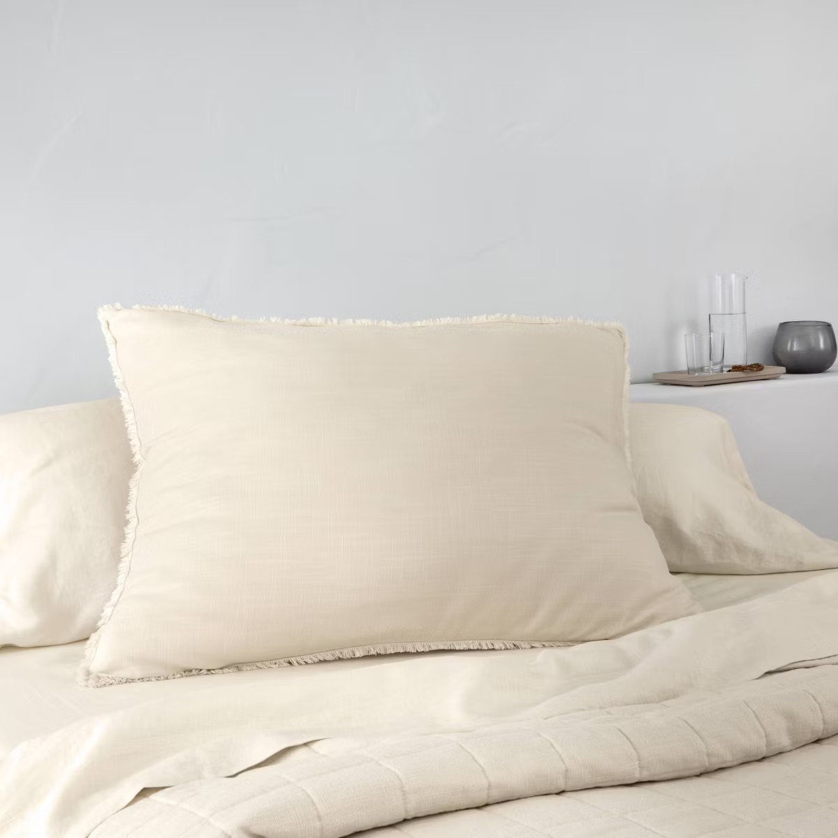 King Euro Heavyweight Linen Blend Throw Pillow - Casaluna™ | Target