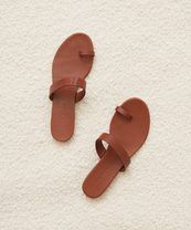 Leather Strap Sandal - Saddle | Jenni Kayne | Jenni Kayne