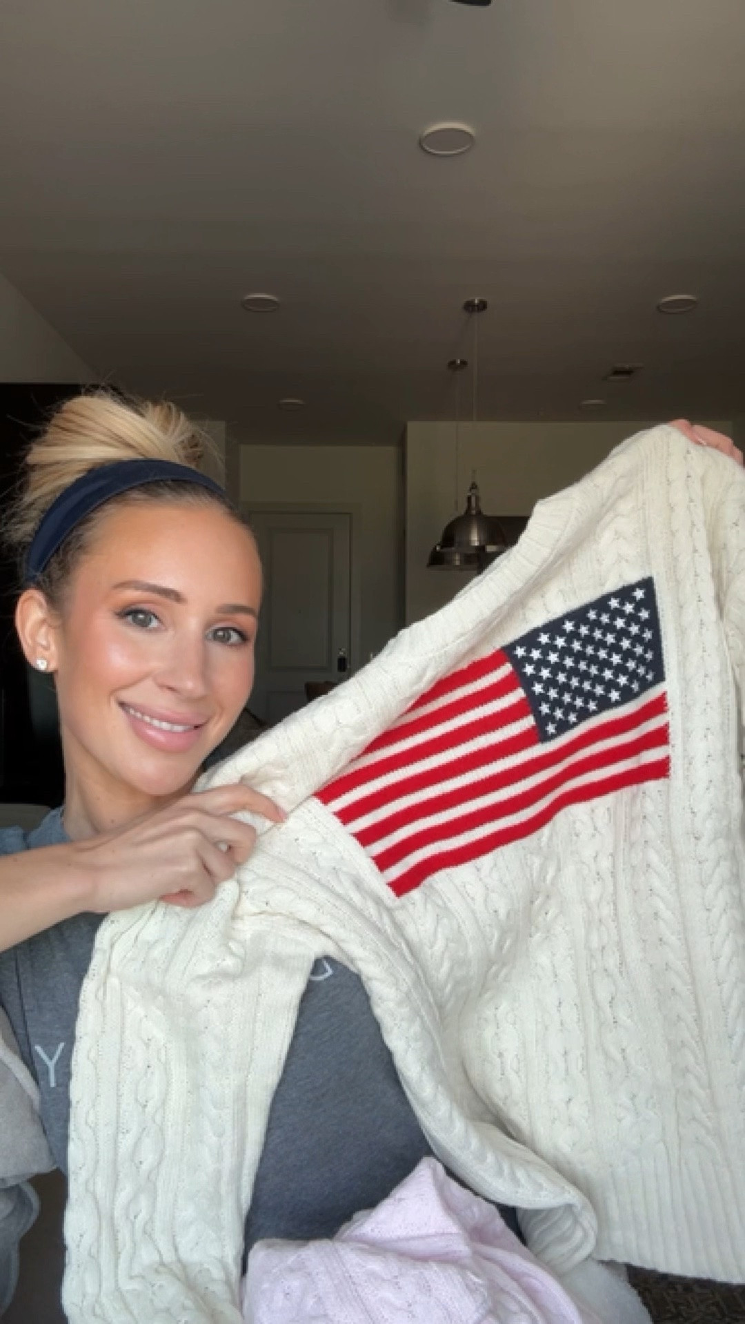 Americana Target finds! 🇺🇸 perfect for Memorial Day weekend or 4th of July! 

Got an XS in this sweater (oversized fit)

Flag sweater. Target finds. Target fashion. Summer style. Patriotic. Summer outfit. Outfit idea. Style inspo. Outfit inspo. @Target

#LTKSeasonal