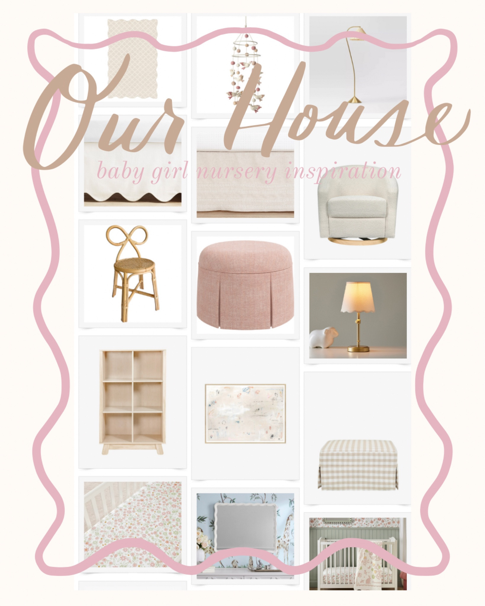 inspiration items for baby girl’s nursery 💕 more over on AshleyBrooke.com

#LTKhome #LTKbaby #LTKfamily
