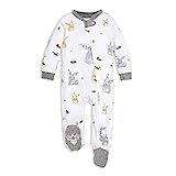 Burt's Bees Baby baby boys Play Pjs, 100% Organic Cotton One-piece Romper Jumpsuit Zip Front Pajamas | Amazon (US)