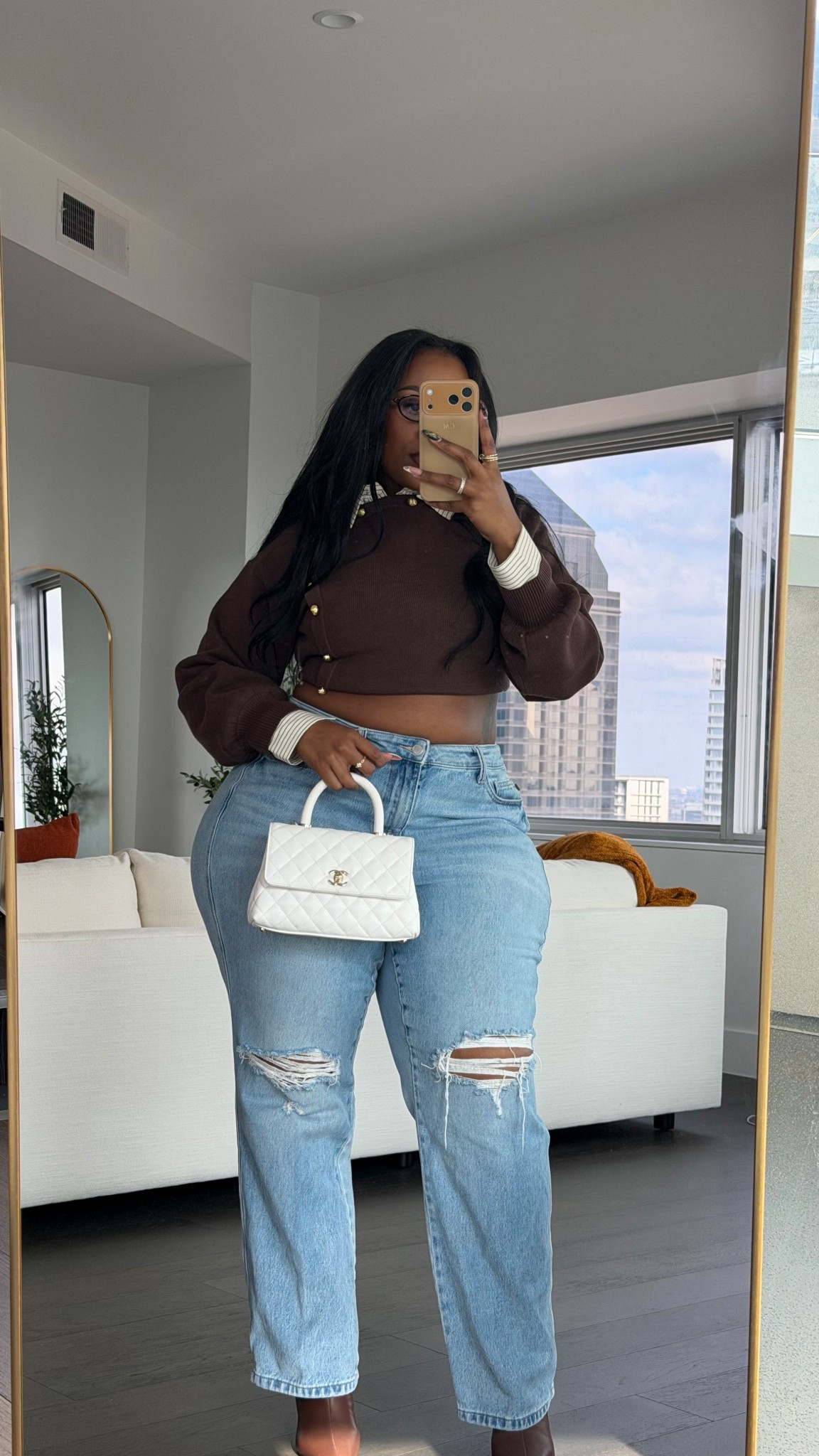 This sweater combo is literally the cutest!! Wearing a size large in both tops

#LTKootd #LTKMidsize