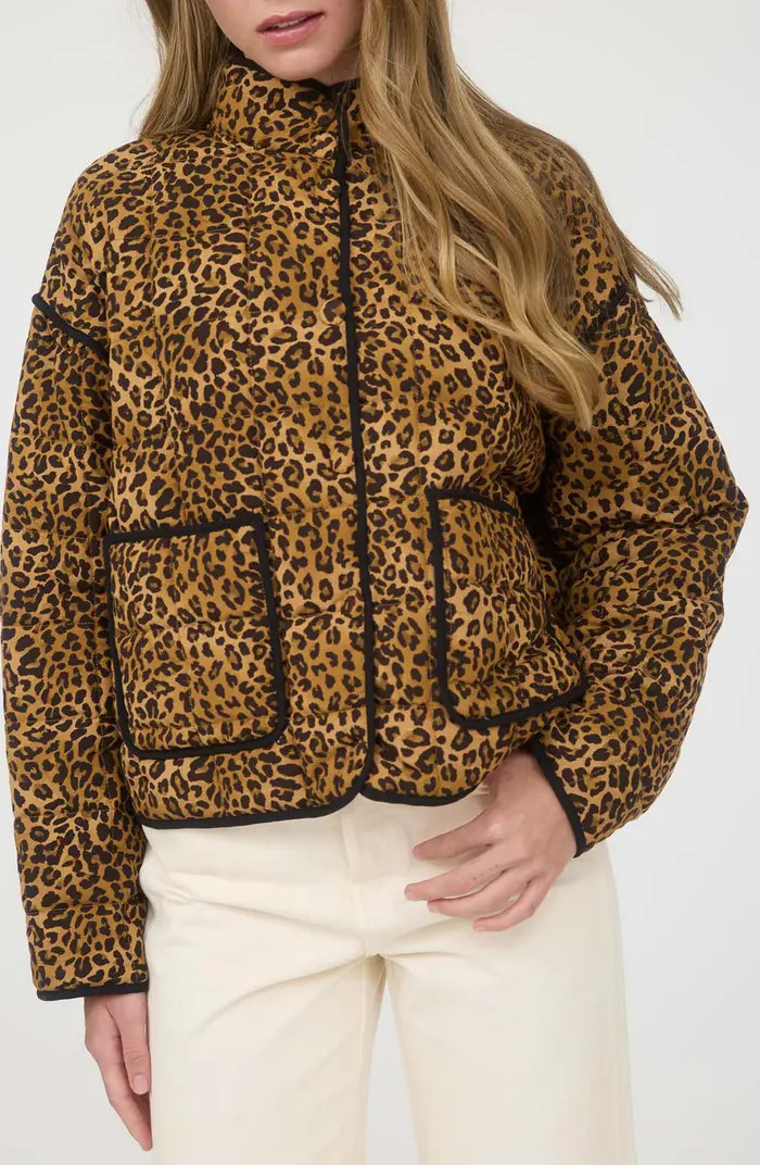 Leopard Print Puffer Jacket | Nordstrom Rack
