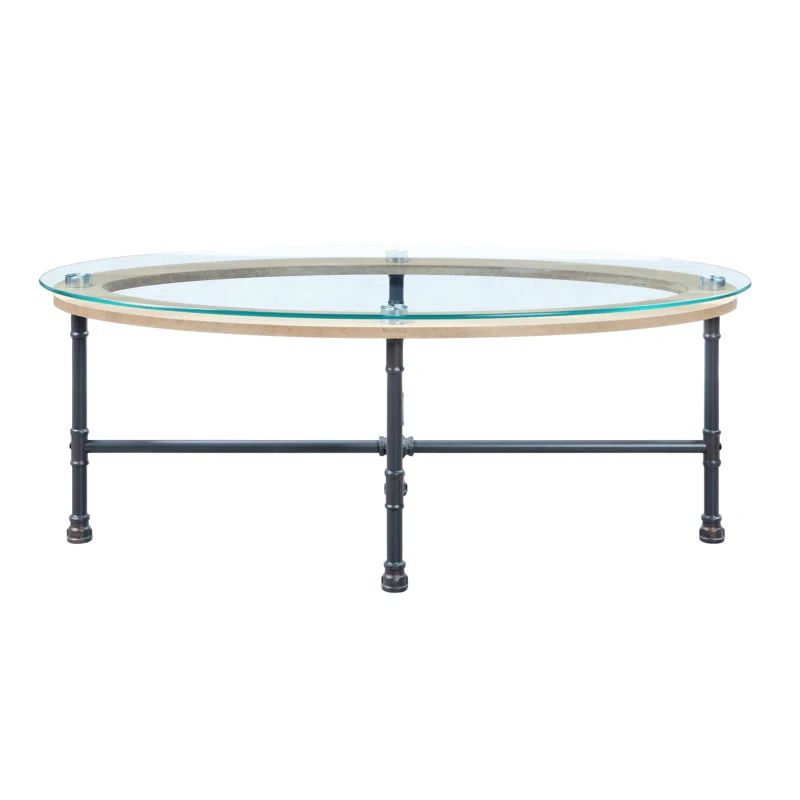 Delight Glass Brantley Glass Top Coffee Table | Wayfair | Wayfair North America