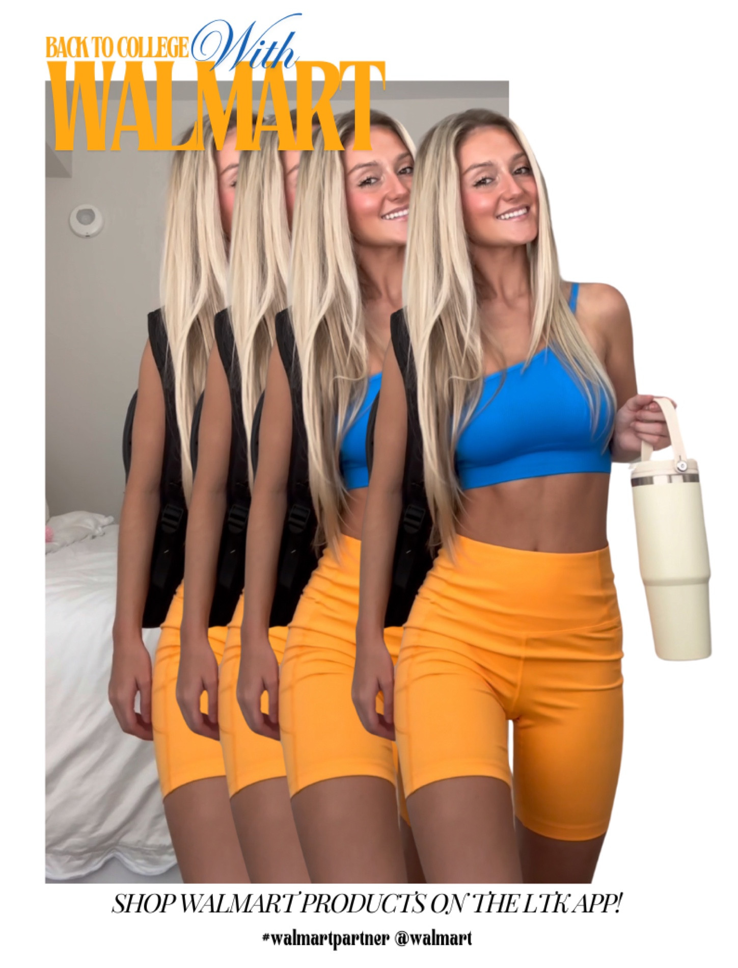 I'm so excited to partner with Walmart to share their amazing back to college stylish products! #walmartpartner #walmart @walmart