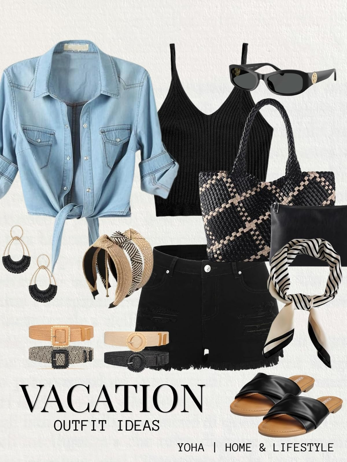 Get ready for your spring break or summer vacation with these stylish and comfortable outfit ideas! From crop tops to sandals, these finds will keep you looking chic and feeling great. Everything linked below for you!🫶 

 #LTKgrwm #LTKSeasonal #LTKTravel