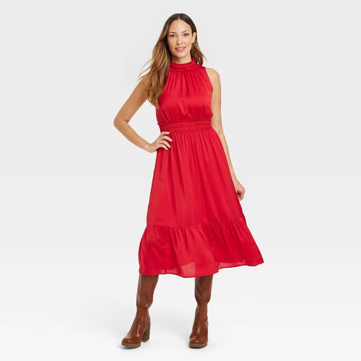 Women's Tank Satin Wrap Dress - Knox Rose™ | Target