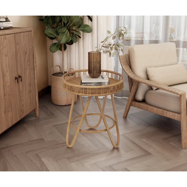 Manningtree Tray Top 3 Legs End Table | Wayfair North America