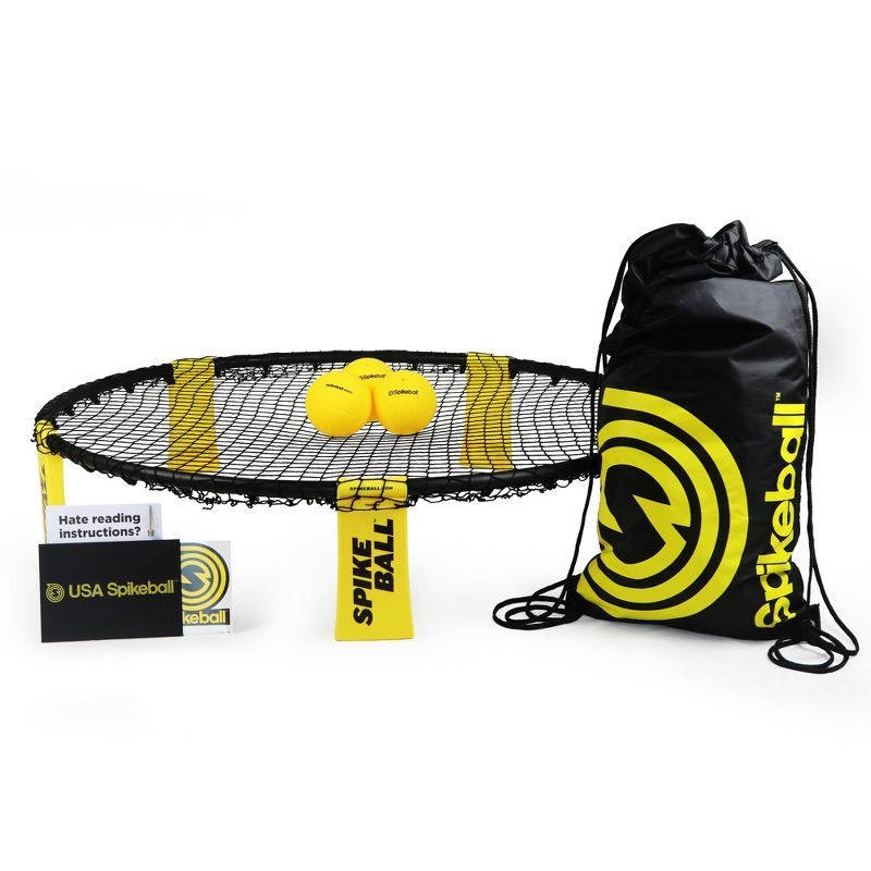 Spikeball Roundnet Combo Meal Set with 3 balls and Backpack - Yellow/Black | Target
