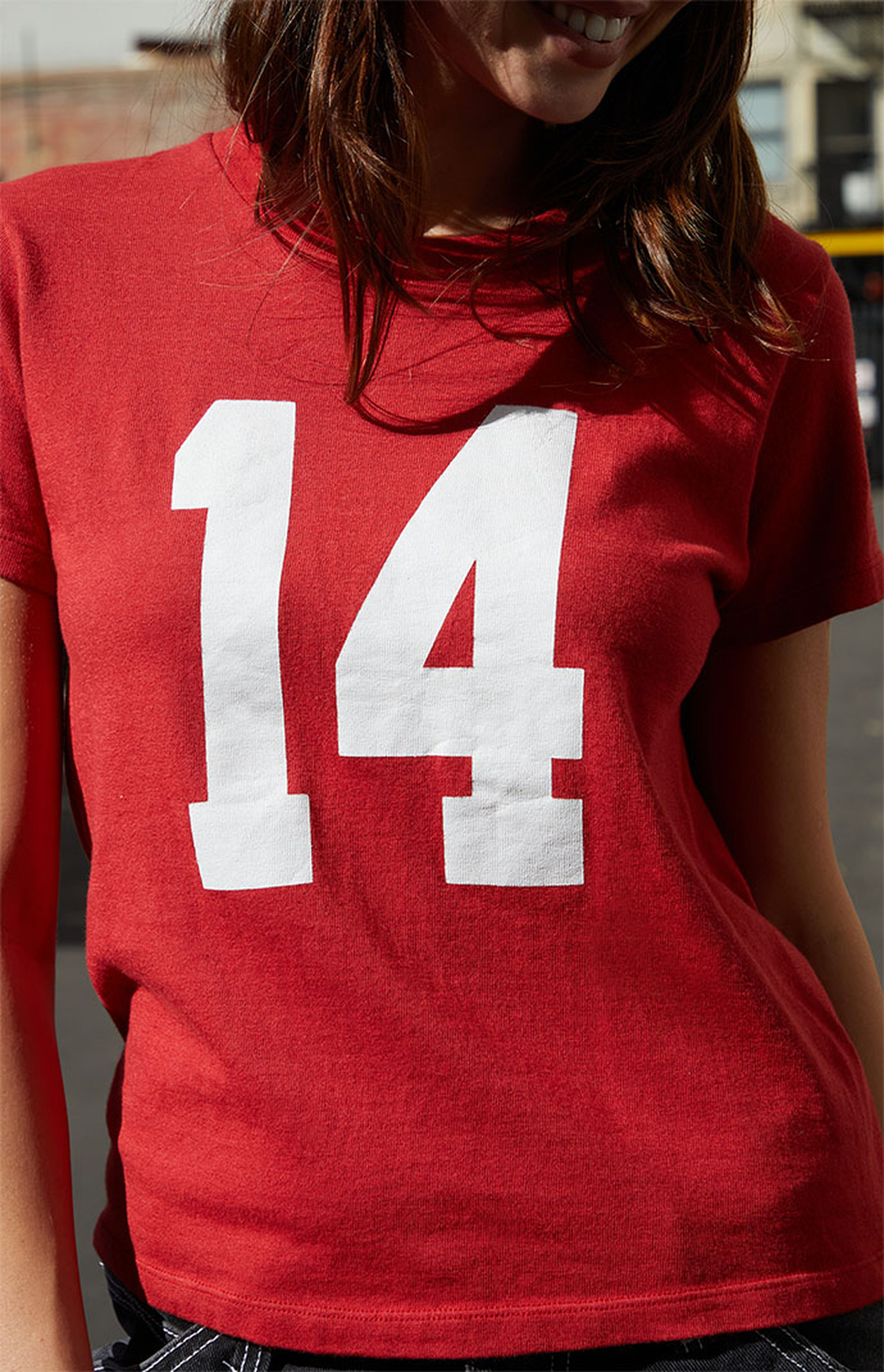 John Galt Red 14 T-Shirt | PacSun