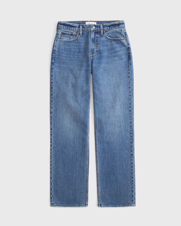 Curve Love Low Rise Baggy Jean | Abercrombie & Fitch (US)