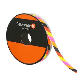 3/8" x 4yd. Twill Ribbon by Celebrate It™ Halloween | Michaels Stores