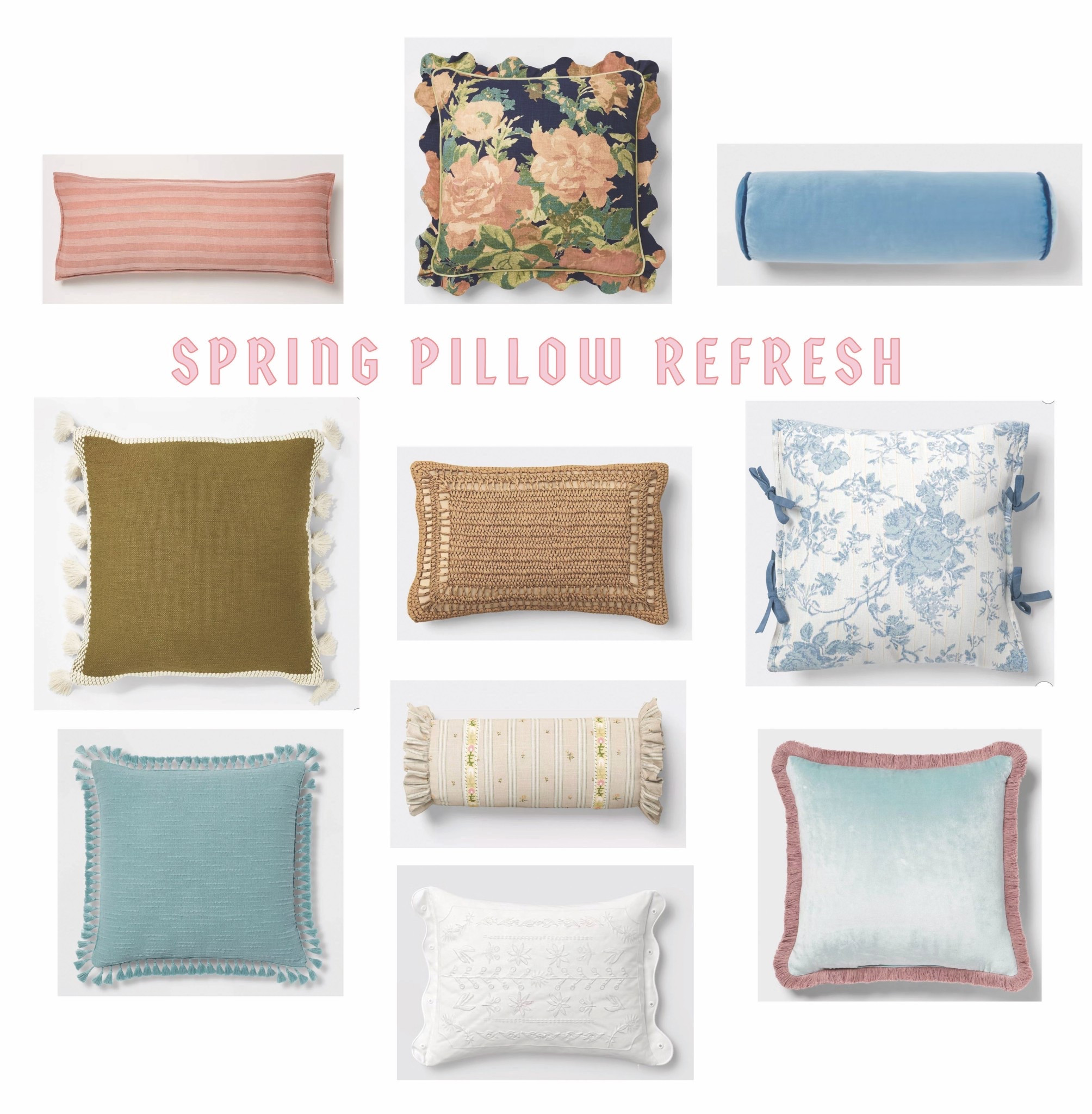 Super cute and affordable pillows for a spring refresh!💕💫

#LTKHome #LTKMothersDay