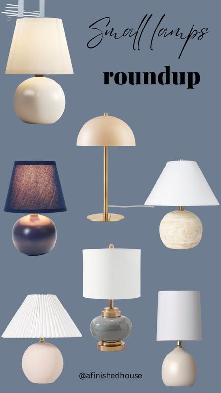 Rounding up my favorite small table lamps, beautiful and affordable 

Small table lamp, small lamp round vase, target finds, Walmart, Wayfair, home decor ideas, roundup, small lamp

#LTKhome #LTKFind #LTKunder50