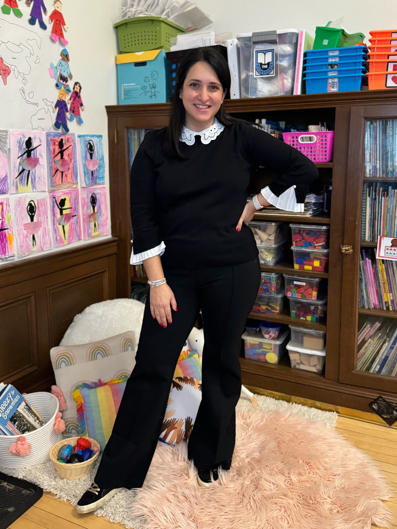 These flared pants are chefs kiss! Fit so well and really suck you in. Come in a faux leather as well. I’m in a xl petite. 

#LTKHoliday #LTKmidsize #LTKSeasonal